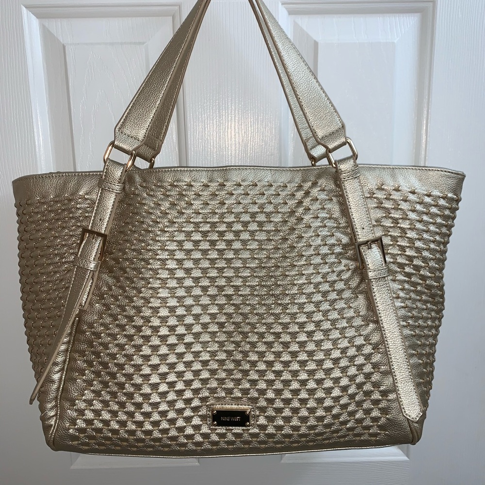 Nine West Gold tone purse